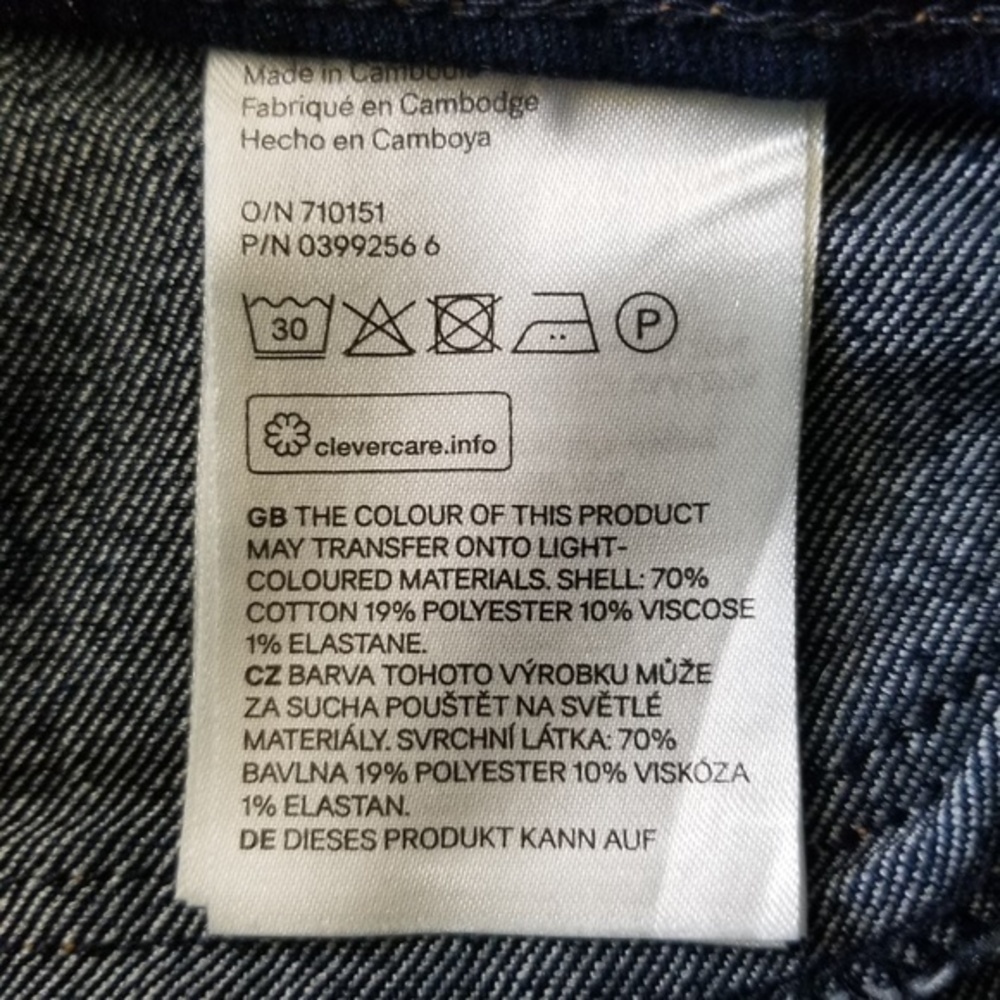 &Denim Women's Stretchy Skinny Ankle Jeans‎ Sz. 26 - Picture 7 of 7